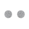 Melrose Pavé Disc Earrings-Earrings-Ashley Schenkein Jewelry Design