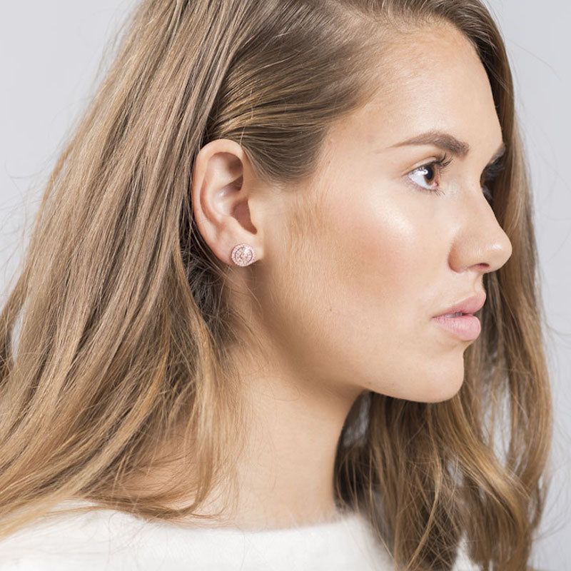 Melrose Baguette CZ Studs-Earrings-Ashley Schenkein Jewelry Design