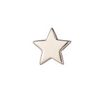 Solid Gold Mini Star SINGLE Stud Earring, 14k-Earrings-Ashley Schenkein Jewelry Design