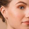 Seattle Single White Zircon Pavé Earring Charm-Earrings-Ashley Schenkein Jewelry Design
