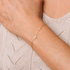 Diamond Pavé and Bezel Personalized Initial Bracelet-Bracelets-Ashley Schenkein Jewelry Design