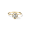 Pavé Diamond Halo Engagment Ring Setting-engagement ring-Ashley Schenkein Jewelry Design