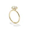 Pavé Diamond Halo Engagment Ring Setting-engagement ring-Ashley Schenkein Jewelry Design