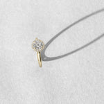 Pavé Diamond Halo Engagment Ring Setting-engagement ring-Ashley Schenkein Jewelry Design