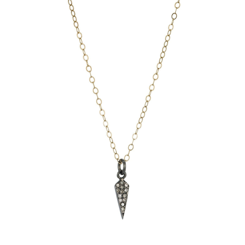 Diamond Dagger Necklace-Necklace-Ashley Schenkein Jewelry Design