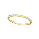 Fishtail Diamond Eternity Wedding Band-Wedding Band-Ashley Schenkein Jewelry Design