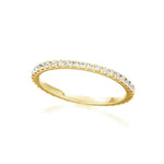 Fishtail Diamond Eternity Wedding Band-Wedding Band-Ashley Schenkein Jewelry Design
