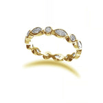 Marquise and Round Diamond Eternity Wedding Band-Wedding Band-Ashley Schenkein Jewelry Design