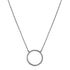 Open Circle Pavé CZ Necklace-Necklace-Ashley Schenkein Jewelry Design