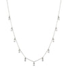 Melrose CZ Baguette 11 Drop Necklace-Necklace-Ashley Schenkein Jewelry Design