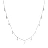 Melrose CZ Teardrop Dangle Necklace-Necklace-Ashley Schenkein Jewelry Design