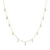 Melrose CZ Teardrop Dangle Necklace-Necklace-Ashley Schenkein Jewelry Design