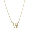 LOVE Pavé Diamond Necklace-Necklace-Ashley Schenkein Jewelry Design