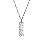 Diamond Badass Necklace-Necklace-Ashley Schenkein Jewelry Design