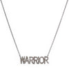 Diamond WARRIOR Necklace-Necklace-Ashley Schenkein Jewelry Design
