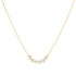 Diamond Bezel Curved Bar Necklace, 14k-Ashley Schenkein Jewelry Design