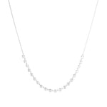 Diamond Bezel Link Necklace, 14ky-Necklace-Ashley Schenkein Jewelry Design