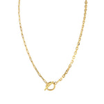 Mixed Paper Clip Chain Necklace-Necklace-Ashley Schenkein Jewelry Design