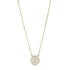 Pavé CZ Disc Necklace-Necklace-Ashley Schenkein Jewelry Design