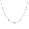Diamond Pavé Bars Necklace, 14k-Necklace-Ashley Schenkein Jewelry Design