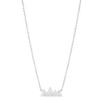 Mountain Necklace with White Topaz-Necklace-Ashley Schenkein Jewelry Design