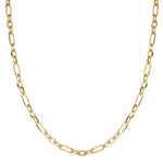 Mixed Size Gold-filled Paperclip Chain Necklace-Necklaces-Ashley Schenkein Jewelry Design