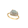 Oblong Gemstone Ring-Rings-Ashley Schenkein Jewelry Design