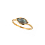 East-West Marquis Gemstone Ring-Rings-Ashley Schenkein Jewelry Design
