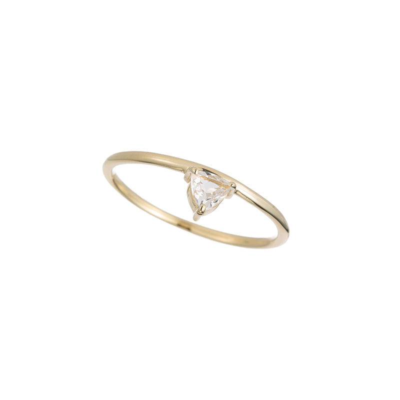 Denver Trillion Gemstone Ring-Rings-Ashley Schenkein Jewelry Design