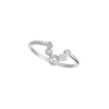 Denver V-shaped Bezel Gemstone Ring-Rings-Ashley Schenkein Jewelry Design