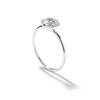 Round Brilliant Diamond Hexagon Engagement Ring Setting-engagement ring-Ashley Schenkein Jewelry Design