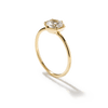 Round Brilliant Diamond Hexagon Engagement Ring Setting-engagement ring-Ashley Schenkein Jewelry Design